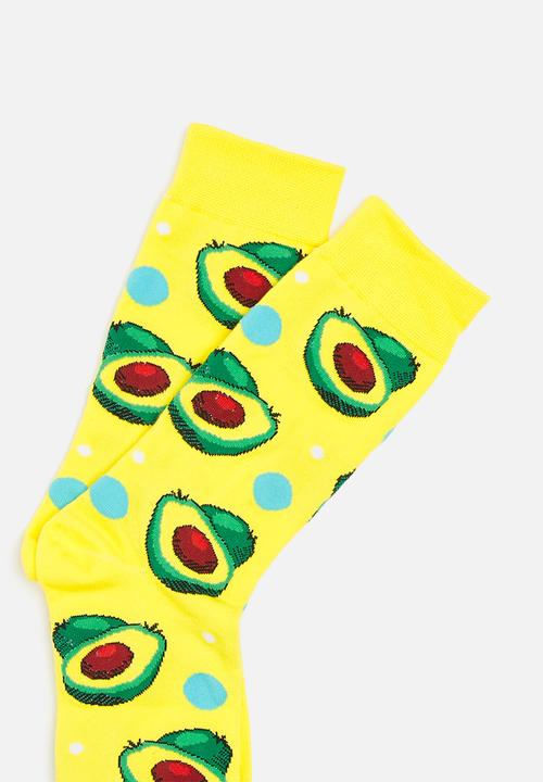 basicthread - Avo midi socks - yellow