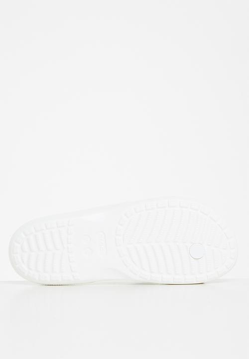 Crocs - Classic crocs spray dye flip - white