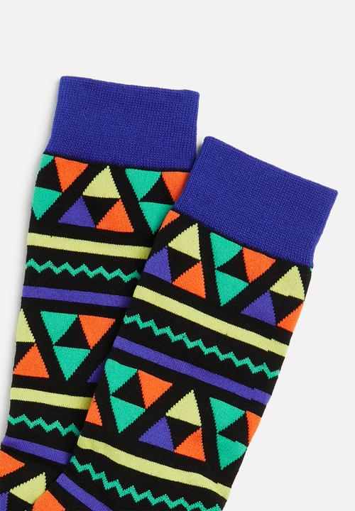 basicthread - Aztec midi socks - multi