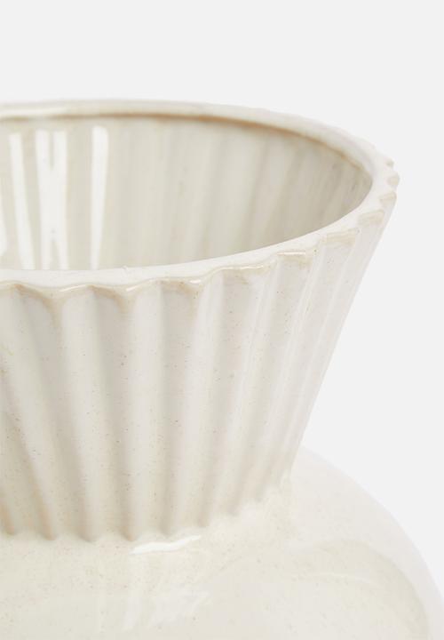 H&S - Belly vase large - natural
