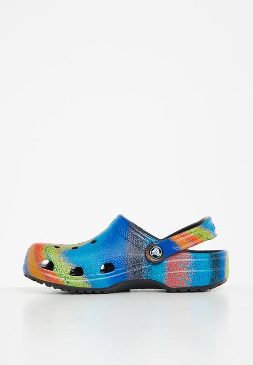 Crocs - Classic spray dye clog k - black/multi