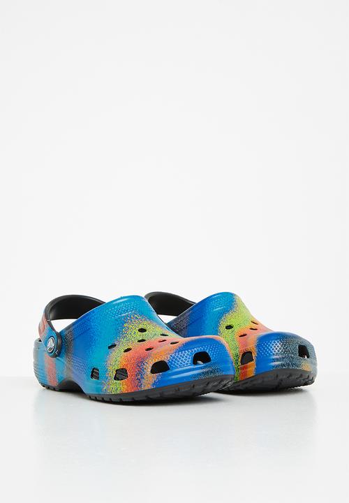 Crocs - Classic spray dye clog k - black/multi