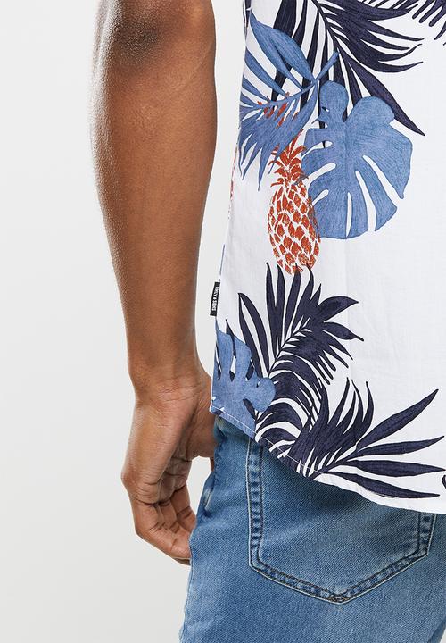 Only & Sons - Onsdirk short sleeve shirt - star white