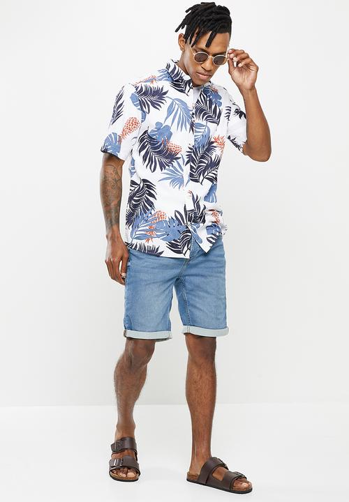 Only & Sons - Onsdirk short sleeve shirt - star white