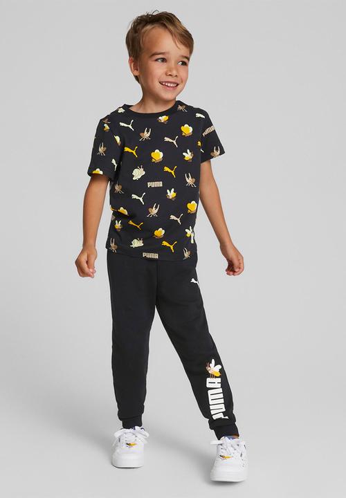PUMA - Small world aop tee - puma black