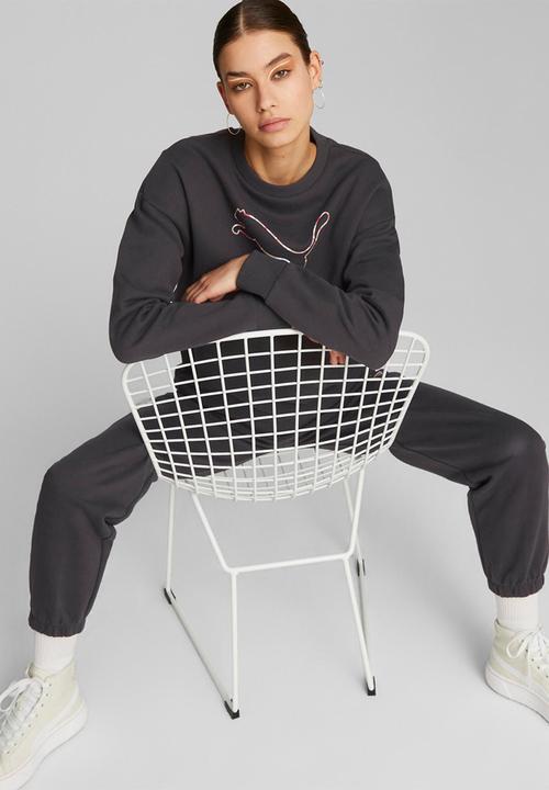 PUMA - Better crew fl - phantom black