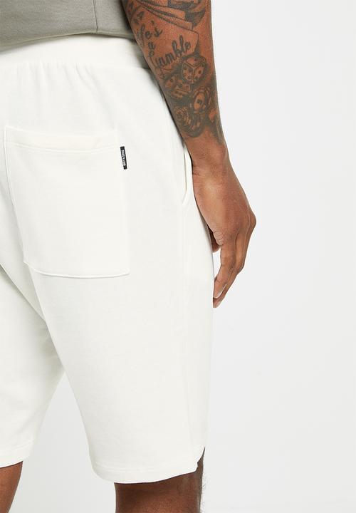 Only & Sons - Onsniels reg varsity shorts - white
