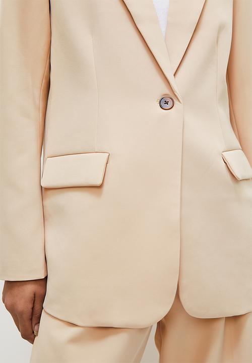 Superbalist - Single breasted blazer - sand