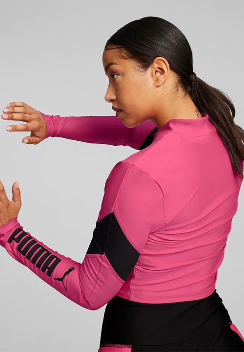 PUMA - Puma fit eversculpt 1/4 zip - sunset pink