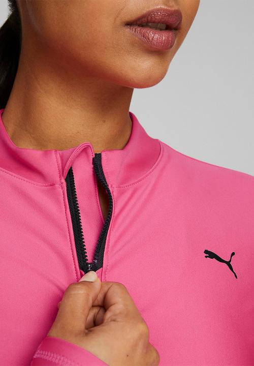 PUMA - Puma fit eversculpt 1/4 zip - sunset pink