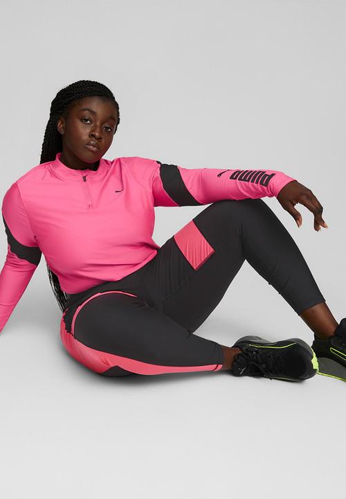 PUMA - Puma fit eversculpt 1/4 zip - sunset pink