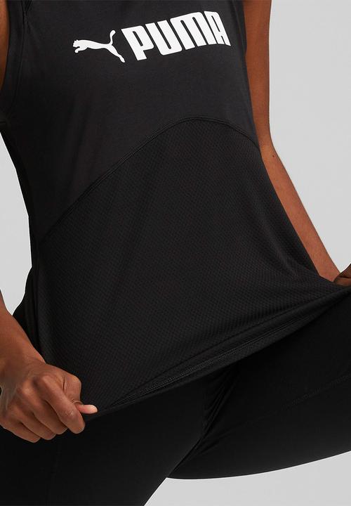 PUMA - Puma fit logo tank - puma black