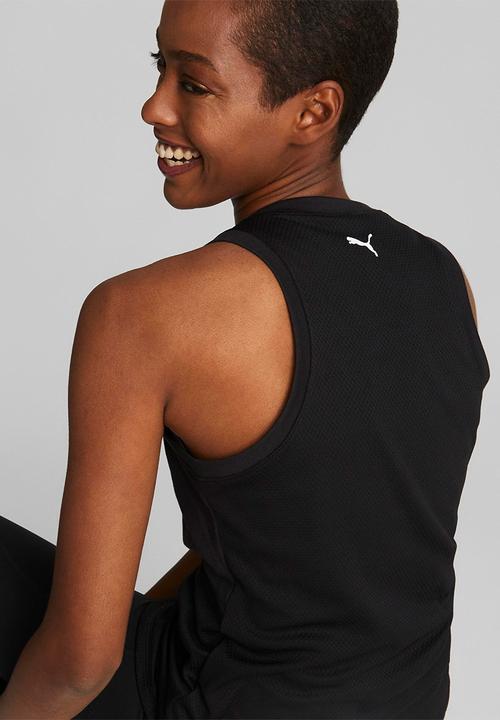 PUMA - Puma fit logo tank - puma black