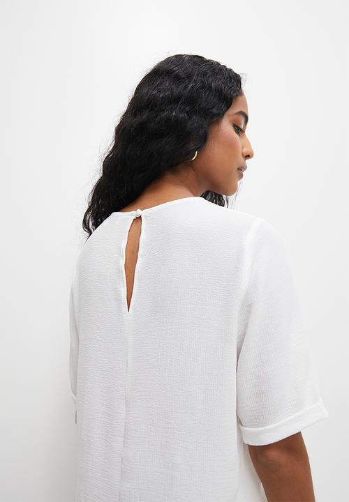 Superbalist - Basic woven tee shell - ecru
