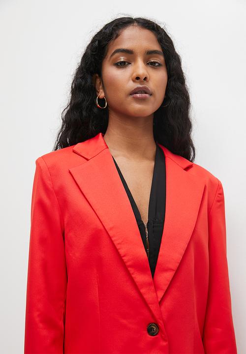 Superbalist - Single breasted blazer - red