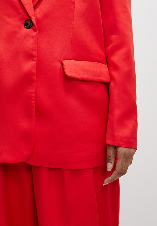 Superbalist - Single breasted blazer - red