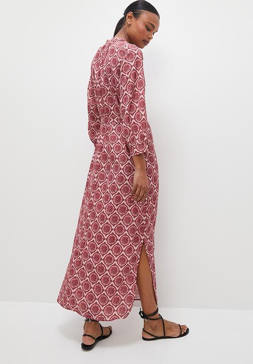 edit - Printed boho kaftan - terracotta tile print
