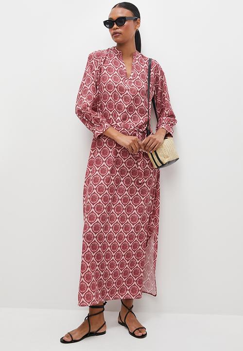 edit - Printed boho kaftan - terracotta tile print