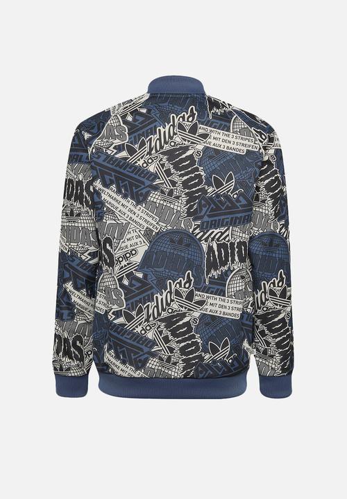 adidas Originals - Sst top - wonder white/black/wonder steel