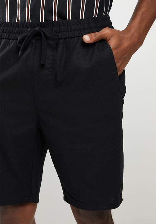 Only & Sons - Onslinus shorts linen mix - dark navy