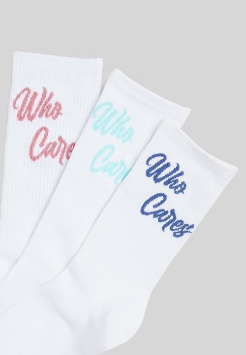 Only & Sons - Onspirson who cares 3-pack tennis sock- white 