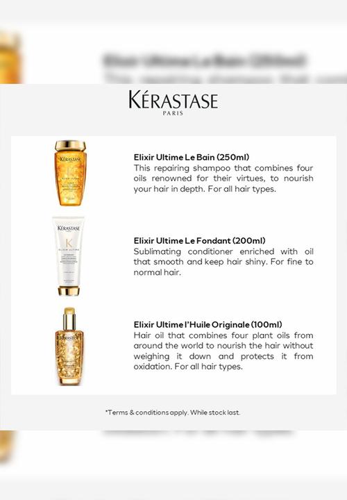 Kerastase  - Ultimate Shine Ritual + Free Gift