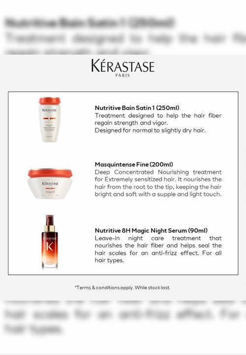 Kerastase  - Intense Nutrition Ritual + Free Gift