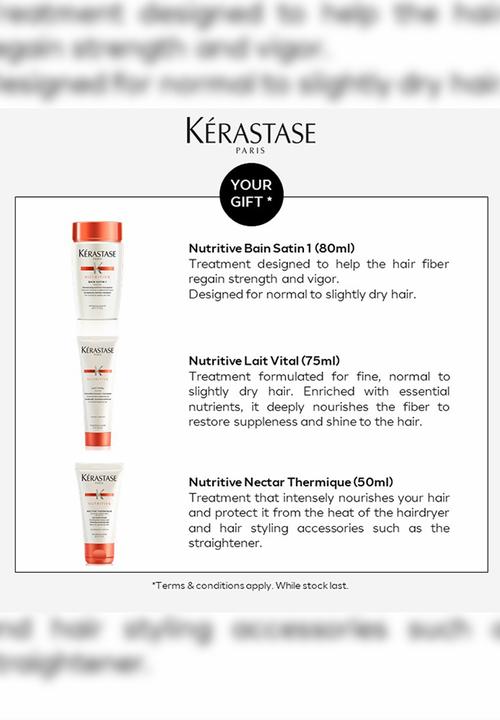 Kerastase  - Intense Nutrition Ritual + Free Gift