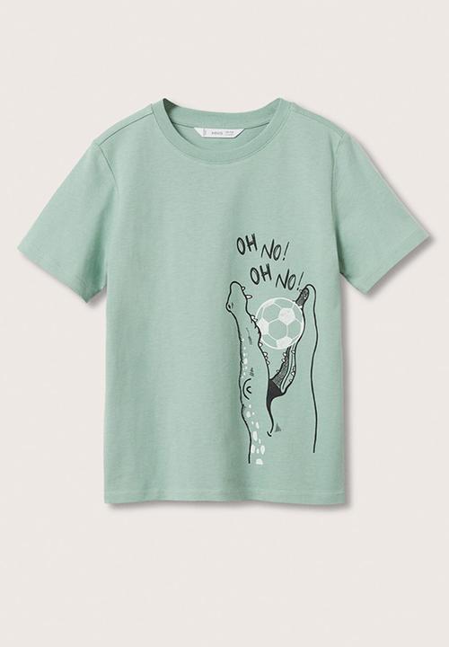 MANGO - T-shirt prix - green