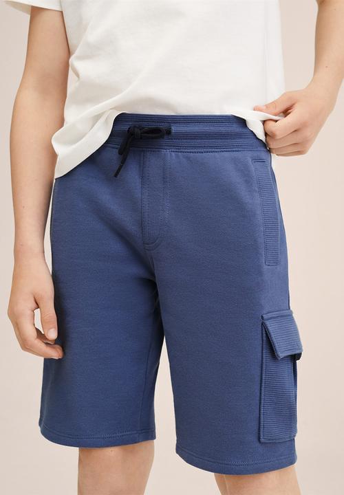 MANGO - Bermuda shorts rooibos - blue