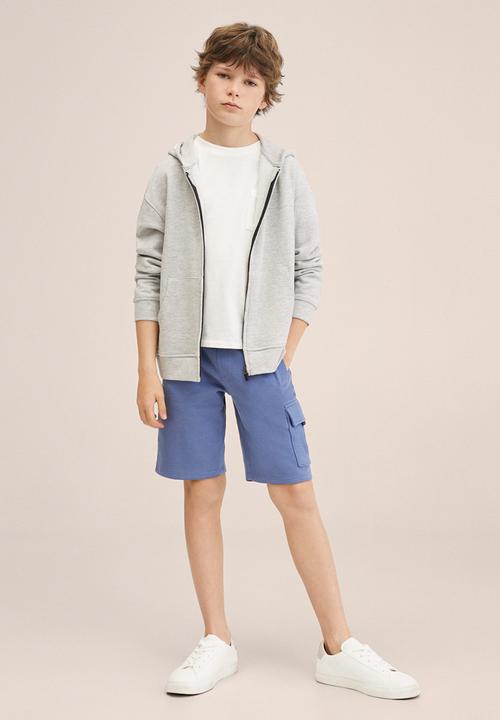 MANGO - Bermuda shorts rooibos - blue