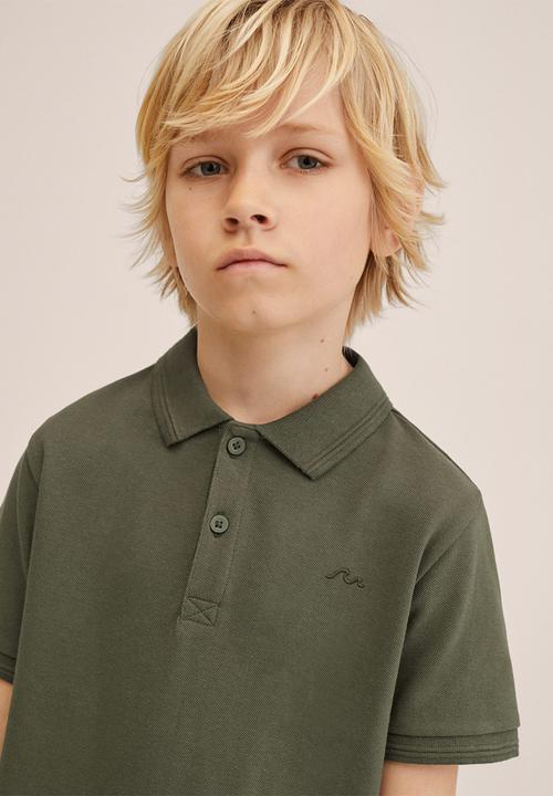 MANGO - Polo shirt javier - khaki
