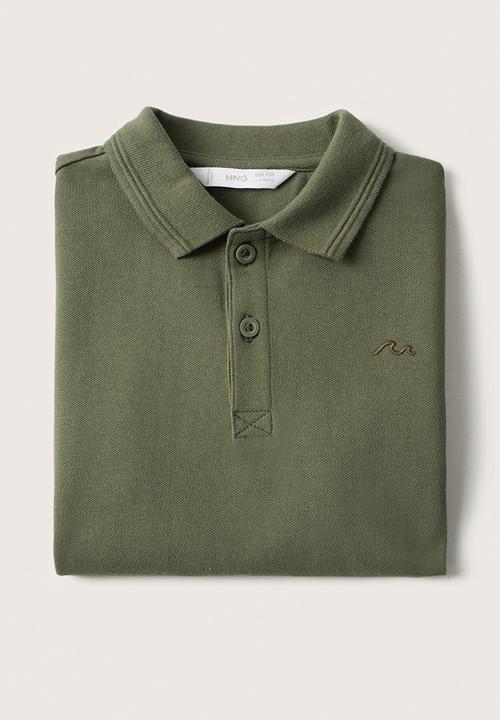MANGO - Polo shirt javier - khaki