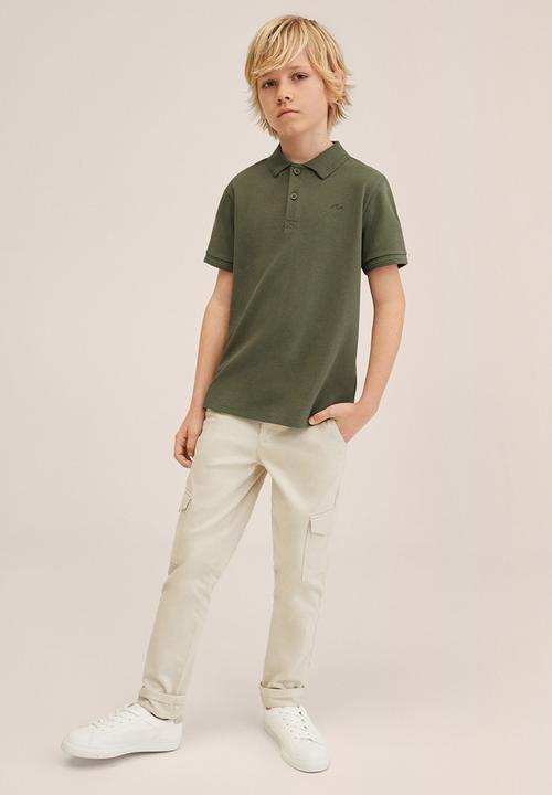 MANGO - Polo shirt javier - khaki