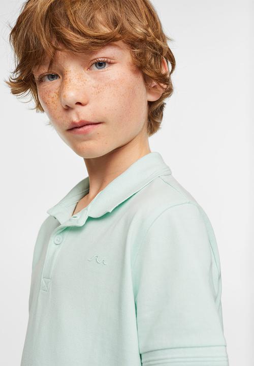 MANGO - Polo shirt javier - light blue