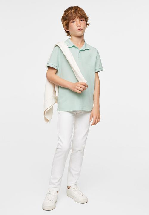 MANGO - Polo shirt javier - light blue