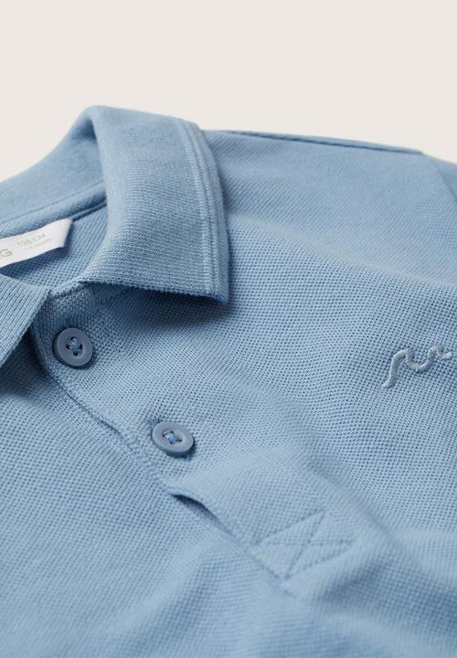 MANGO - Polo shirt javier - medium blue