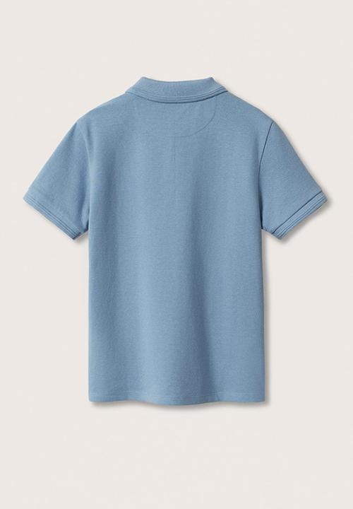 MANGO - Polo shirt javier - medium blue