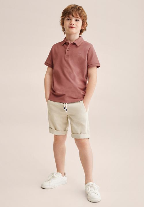 MANGO - Polo shirt javier - medium red