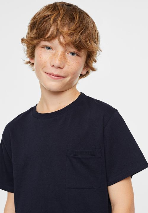 MANGO - T-shirt basic2 - navy