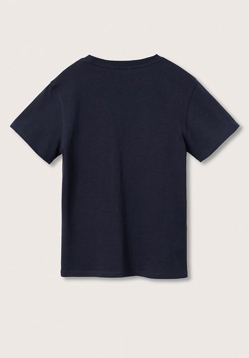 MANGO - T-shirt basic2 - navy