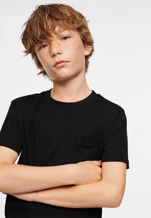 MANGO - T-shirt basic2 - black