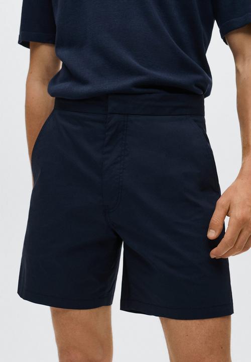 MANGO - Bermuda shorts - navy & gen