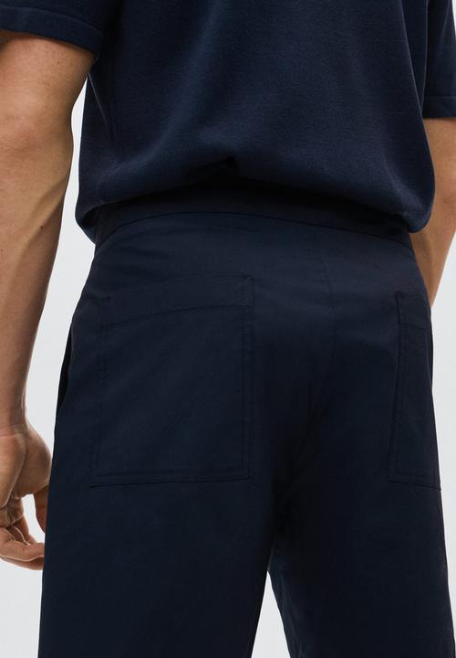 MANGO - Bermuda shorts - navy & gen