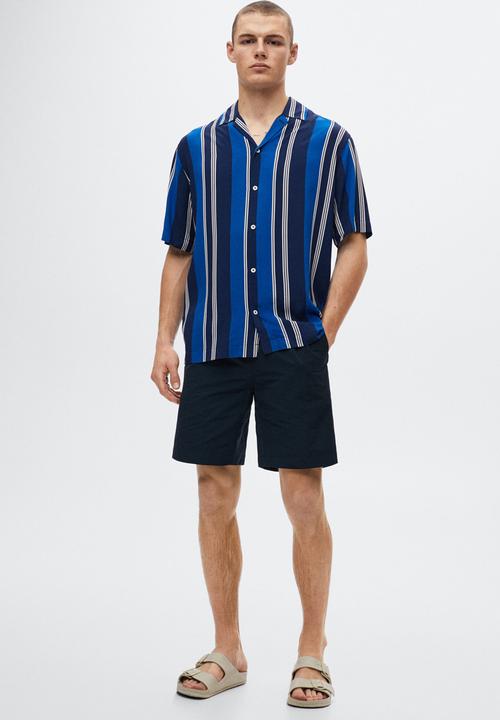 MANGO - Sorrento bermuda shorts - navy