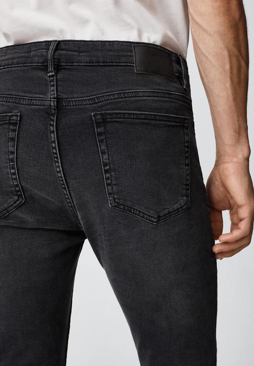 MANGO - Jude skinny jeans - dark grey