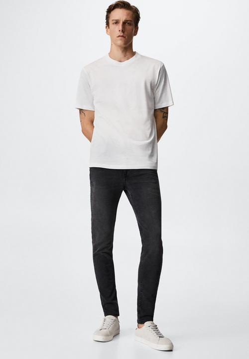 MANGO - Jude skinny jeans - dark grey