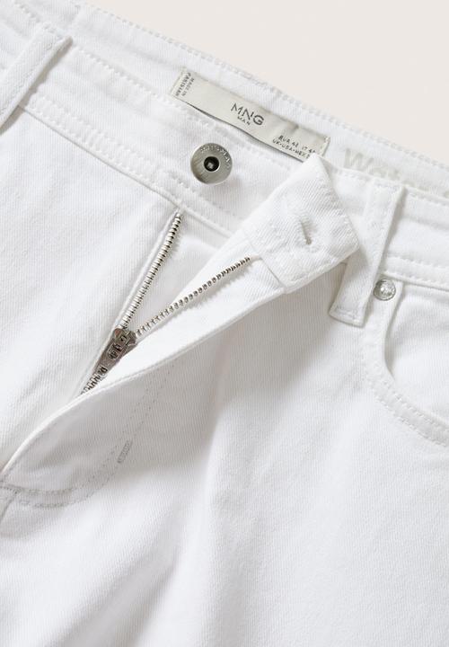 MANGO - Jan slim fit  jeans - white