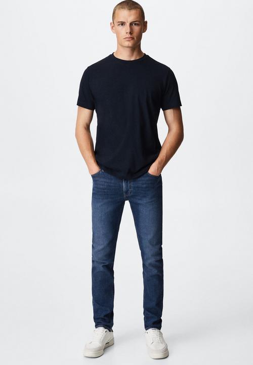 MANGO - Jan slim fit jeans - blue