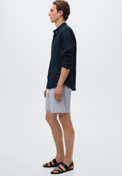 MANGO - Bermuda shorts - dark navy